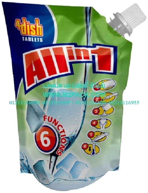 اكياس تعبئة الحليب ذات العنق الانبوبية التي نقدمها نحن المهندس منسي للتغليف الحديث والصناعات الهندسيه -  ام تو باك