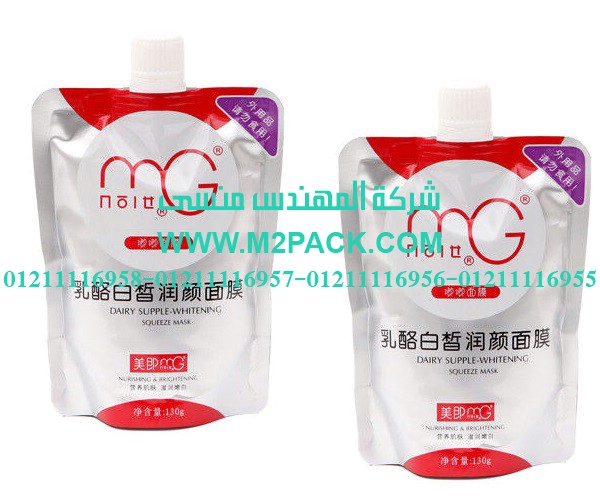 كيس تغليف حليب الصويا الذي نقدمه نحن شركه المهندس منسي للتغليف الحديث – ام تو باك