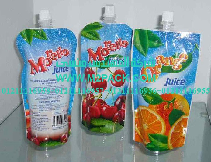 كيس حليب الصويا 250 مل التي نقدمها نحن شركه المهندس منسي للتغليف الحديث و الصناعات الهندسيه -  ام تو باك